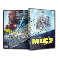 Meg 2 Çukur - Meg 2 The Trench - 2023 V2 Türkçe Dvd Cover Tasarımı